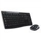 Klaviatūras un peles komplekts Logitech Bezvadu Combo MK270 black - EER (US)