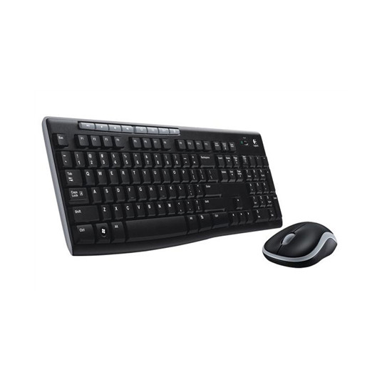Klaviatūras un peles komplekts Logitech Bezvadu Combo MK270 black - EER (US)