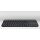 WIRELESS TOUCH KEYBOARD K400/PLUS BLACK (CZECH)