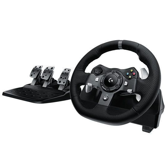 Logitech G920 Driving Force spēļu ritenis un pedāļi, Xbox X|S Series /Xbox One/PC, melns (SPEC)