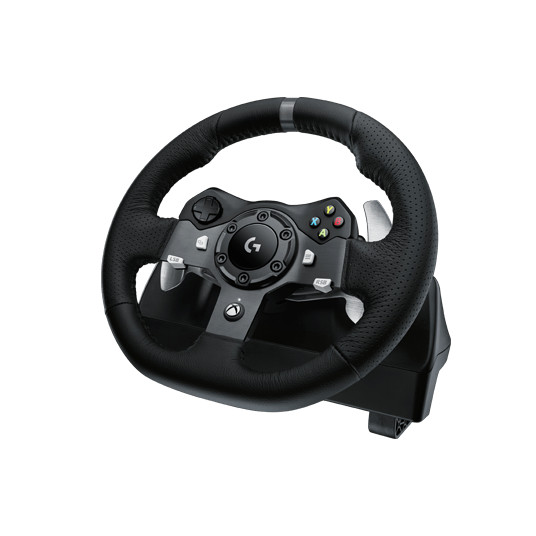 Logitech G920 Driving Force spēļu ritenis un pedāļi, Xbox X|S Series /Xbox One/PC, melns (SPEC)