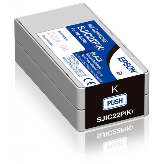 Epson SJIC22P(K) tintes kasetne 1 gab., oriģināla melna