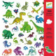 Djeco uzlīmes "Dinozauri", 160 gab.
