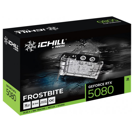 INNO3D GeForce RTX 5080 iCHILL FROSTBITE 16GB DLSS 4