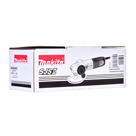 Makita SA5040C pārnēsājamā orbitālā slīpmašīna, melna, zila 7800 RPM