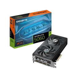 Graphics Card|GIGABYTE|NVIDIA GeForce RTX 5060|8 GB|GDDR7|128 bit|PCIE 5.0 16x|GPU 2550 MHz|Dual Slot Fansink|1xHDMI|3xDisplayPort|GV-N5060EAGLEOC-8GD