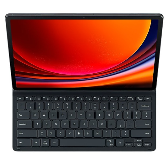 Planšetdatora futrālis Samsung Galaxy Tab S9+ / S9 FE+ Book Cover Keyboard Slim Black