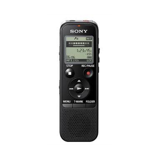 Sony Digital Voice Recorder ICD-PX470 Black, Stereo, MP3/L-PCM, 59 Hrs 35 min, MP3 playback