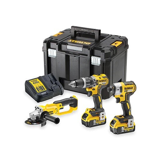 DEWALT DCK383P2T-QW 18V bezvadu elektroinstrumentu komplekts