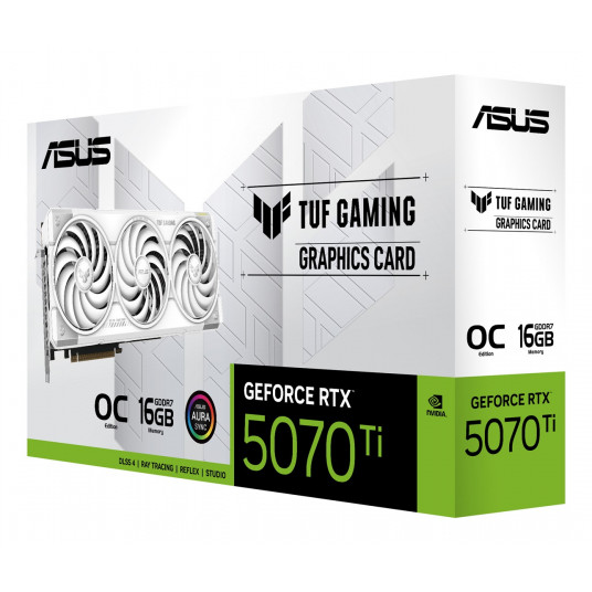 ASUS GeForce RTX 5070 Ti TUF GAMING WHITE OC 16GB DLSS 4