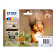 "Epson Tinte 378XL C13T37984010 Multipack (BKMCY/Hellmagenta/Hellcyan) 6er bis zu 830 Seiten"