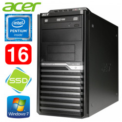 Acer Veriton M4610G MT G630 16GB 120SSD DVD WIN7Pro