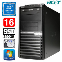 Acer Veriton M4610G MT G630 16GB 240GB+1TB DVD WIN7Pro