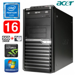Acer Veriton M4610G MT G630 16GB 240SSD+1TB GT710 2GB DVD WIN7Pro