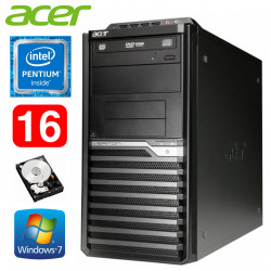 Acer Veriton M4610G MT G630 16GB 250GB DVD WIN7Pro