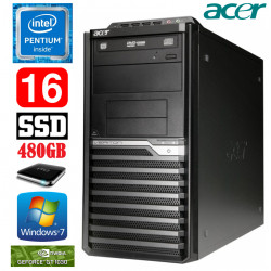 Acer Veriton M4610G MT G630 16GB 480SSD+1TB GT1030 2GB DVD WIN7Pro