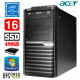 Acer Veriton M4610G MT G630 16GB 480SSD+1TB GTX1050 2GB DVD WIN7Pro