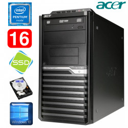 Acer Veriton M4610G MT G630 16GB 120GB+500GB DVD WIN10