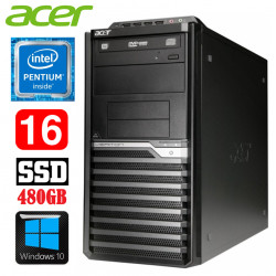 Acer Veriton M4610G MT G630 16GB 480SSD DVD WIN10