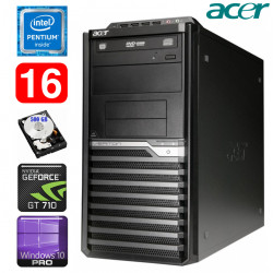 Acer Veriton M4610G MT G630 16GB 500GB GT710 2GB DVD WIN10Pro