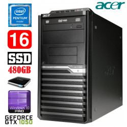 Acer Veriton M4610G MT G630 16GB 480SSD+1TB GTX1050 2GB DVD WIN10Pro