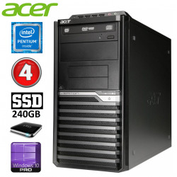 Acer Veriton M4610G MT G630 4GB 240GB+1TB DVD WIN10Pro