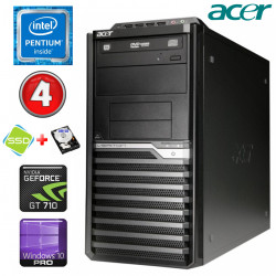 Acer Veriton M4610G MT G630 4GB 120SSD+500GB GT710 2GB DVD WIN10Pro