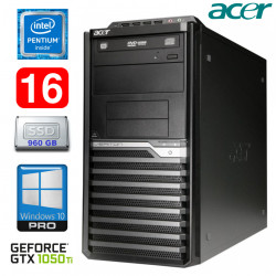 Acer Veriton M4610G MT G630 16GB 960SSD GTX1050Ti 4GB DVD WIN10Pro