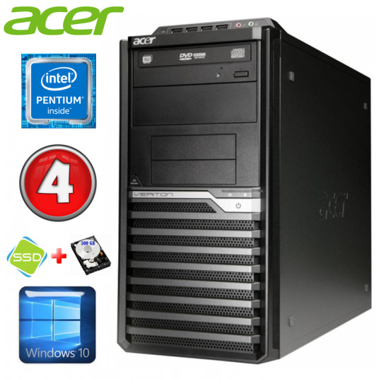 Acer Veriton M4610G MT G630 4GB 120GB+500GB DVD WIN10