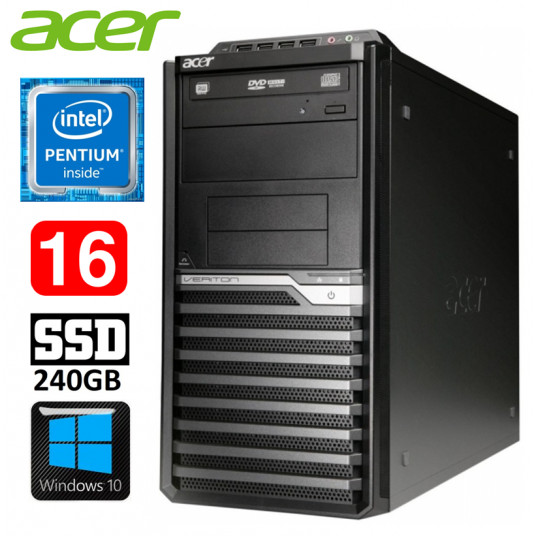 Acer Veriton M4610G MT G630 16GB 240SSD DVD WIN10