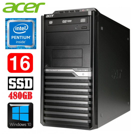 Acer Veriton M4610G MT G630 16GB 480SSD DVD WIN10