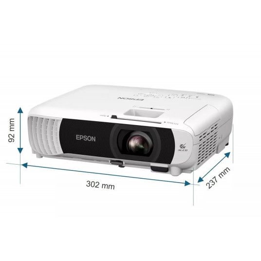 Epson EB-W55 WXGA 3LCD Projector/4000Lm/16:10/16000:1, White | Epson