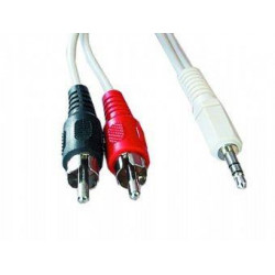 CABLE AUDIO 3.5MM TO 2RCA 2.5M/CCA-458-2.5M GEMBIRD