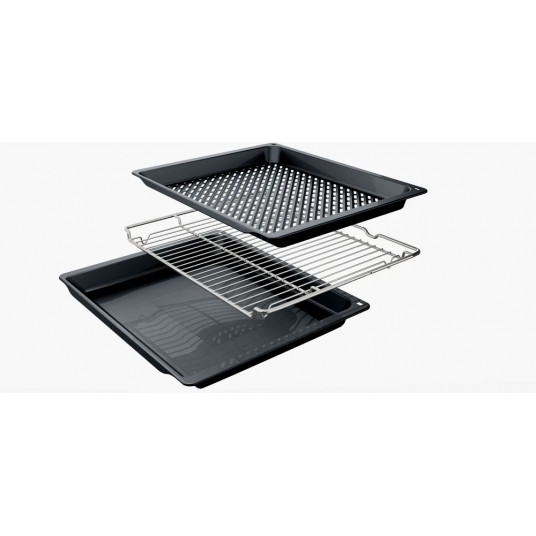 Bosch Oven | HBA272BB3 | 71 L | Electric | Pyrolysis/Hydrolytic | Touch control | Height 59.5 cm | Width 59.4 cm | Black