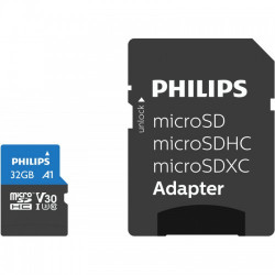 Philips MicroSDHC Card 32GB Class 10 UHS-I U3 incl. Adapter