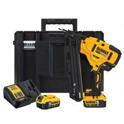 18V XR trimmeru naglu vīlīte 15GA XR, 2 x 5,0AH, Lad &amp; TST