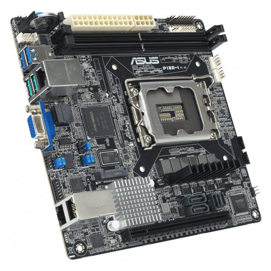 Asus P13R-I 1x LGA1700 Intel Xeon E-24XX C262 pamatplate (2xDIMM, 6x SATA, 1xM.2, 2x1GbE, ASMB11-iKVM, miniITX)