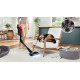 Bosch BCS1041PET putekļu sūcējs / elektriskā slota Putekļu sūcējs slota Akumulatora sausais HEPA bez maisa 0,4 L 23,5 W Melns, sarkans 4 Ah