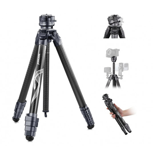 Neewer LT32 62&quot; Carbon Fiber Travel Tripod