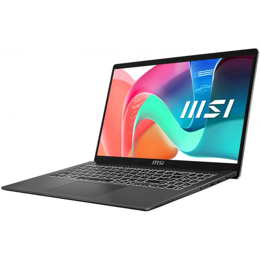 Klēpjdators MSI Modern 15, 15.6 FHD, Intel Core i3, RAM 16GB, 512GB SSD, Intel UHD Graphics, Windows 11 Home, Gray F13MG-473NL