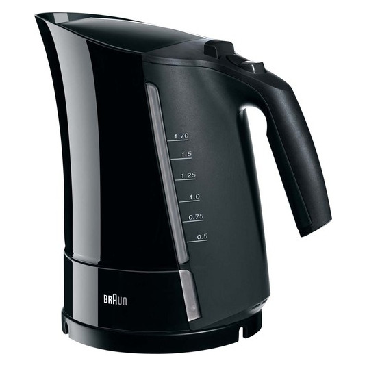 Elektriskā tējkanna BRAUN WK300 melna