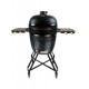 Dārza grils BigGrill Kamado 26" melns + pārsegs, pelnu tīrīšanas rīks, vistas turētājs, multi-sistēma, pelnu savākšanas rīks