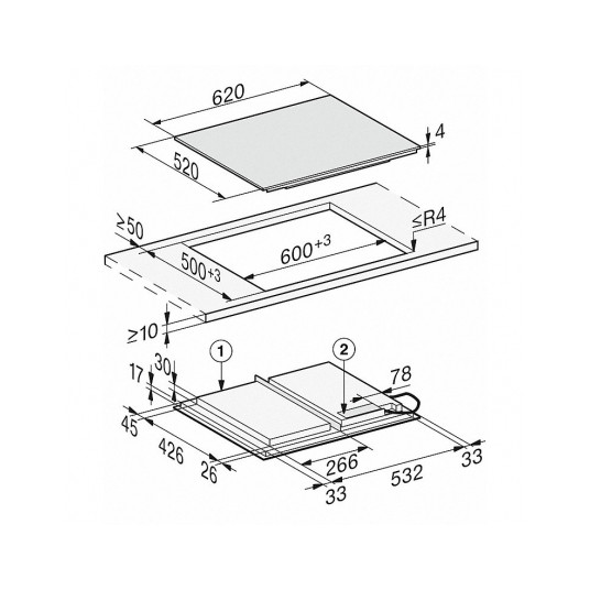 Indukcijas plīts Gorenje GI3201SYBSC