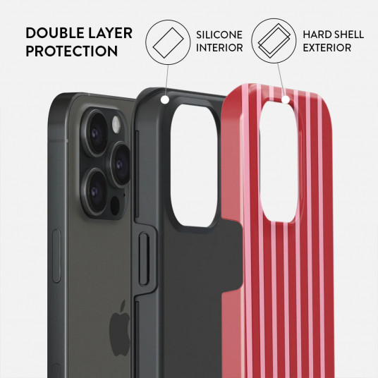 Vāciņš Burga iPhone 16 Pro Strawberry Jam Tough