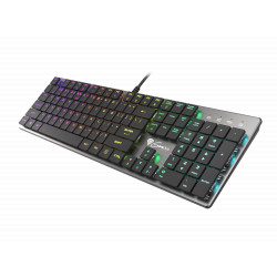Klaviatūra Genesis Thor 420 Gaming Keyboard, US Layout, Wired, Silver
