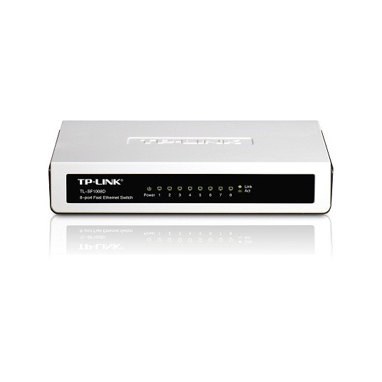 Komutators (switch) TP-Link TL-SF1008D Switch 8x10 / 100Mbps