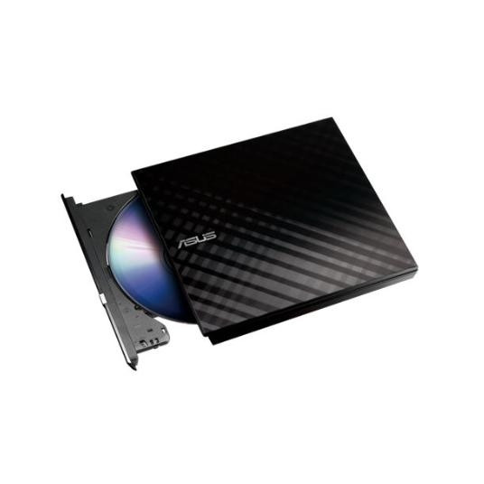 Optiskais disku lasītājs Asus SDRW-08D2S-U Lite interfeiss USB 2.0, DVD ± RW, CD nolasīšanas ātrums 24 x CD rakstīšanas ātrums 24 x, melns, desktop / notebook