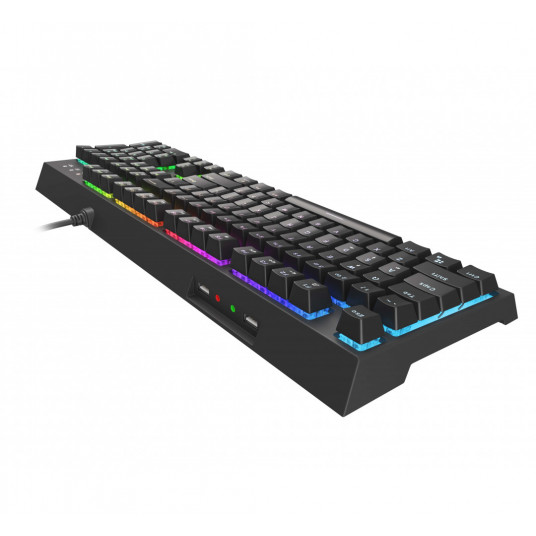 Klaviatūra Genesis Thor 210, RGB, US Layout, Wired, Black