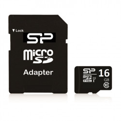 Atmiņas karte SILICON POWER 16GB, MICRO SDHC,
