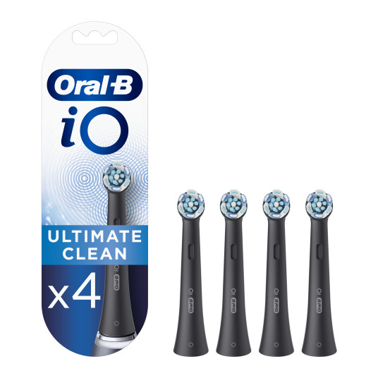 Zobu birstes uzgaļi Oral-B iO CB-4 Ultimate Clean, melni